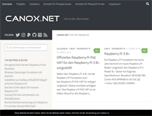 Tablet Screenshot of canox.net